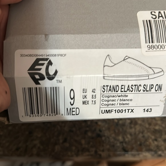 Mens Brown Elastic Slip On Shoes Unlisted by Kenneth Cole NIB 9 - Picture 7 of 7